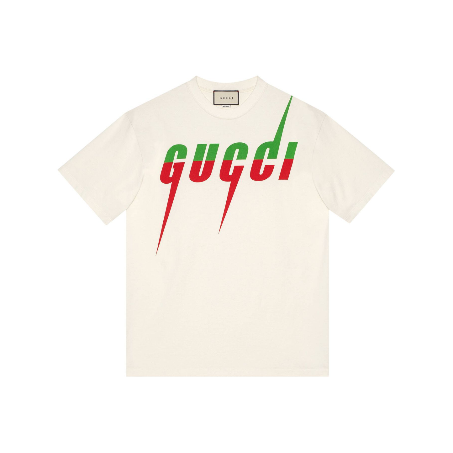Gucci Blade Print T-Shirt White SS21 Front