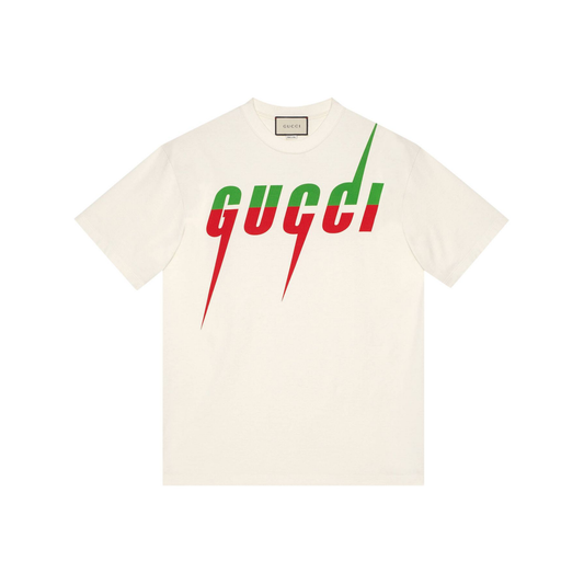 Gucci Blade Print T-Shirt White SS21 Front