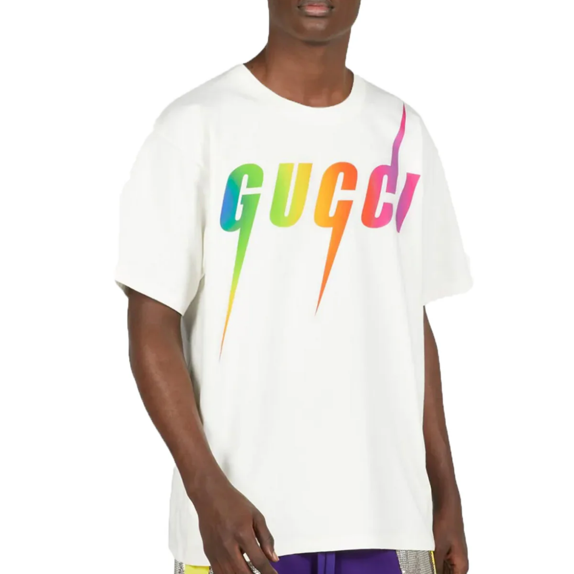 Gucci Blade T-Shirt White SS23 Model Front