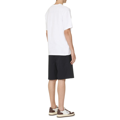 Gucci Cotton Jersey Gucci Print T-Shirt White Model Back