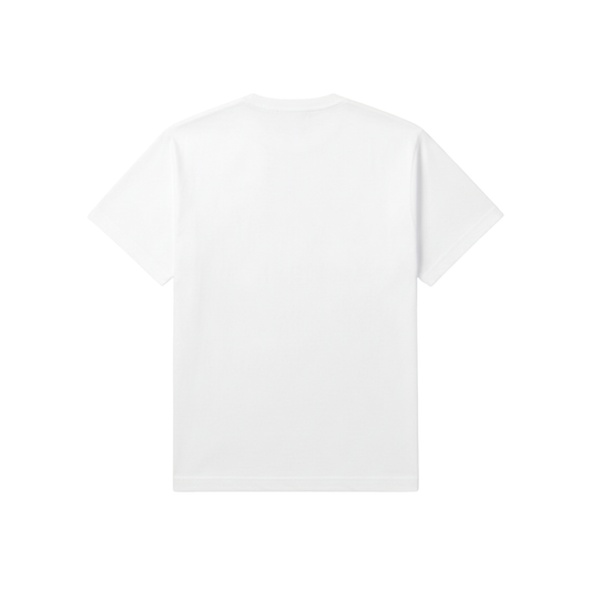 Gucci GG Embroidered Logo Tee White Back