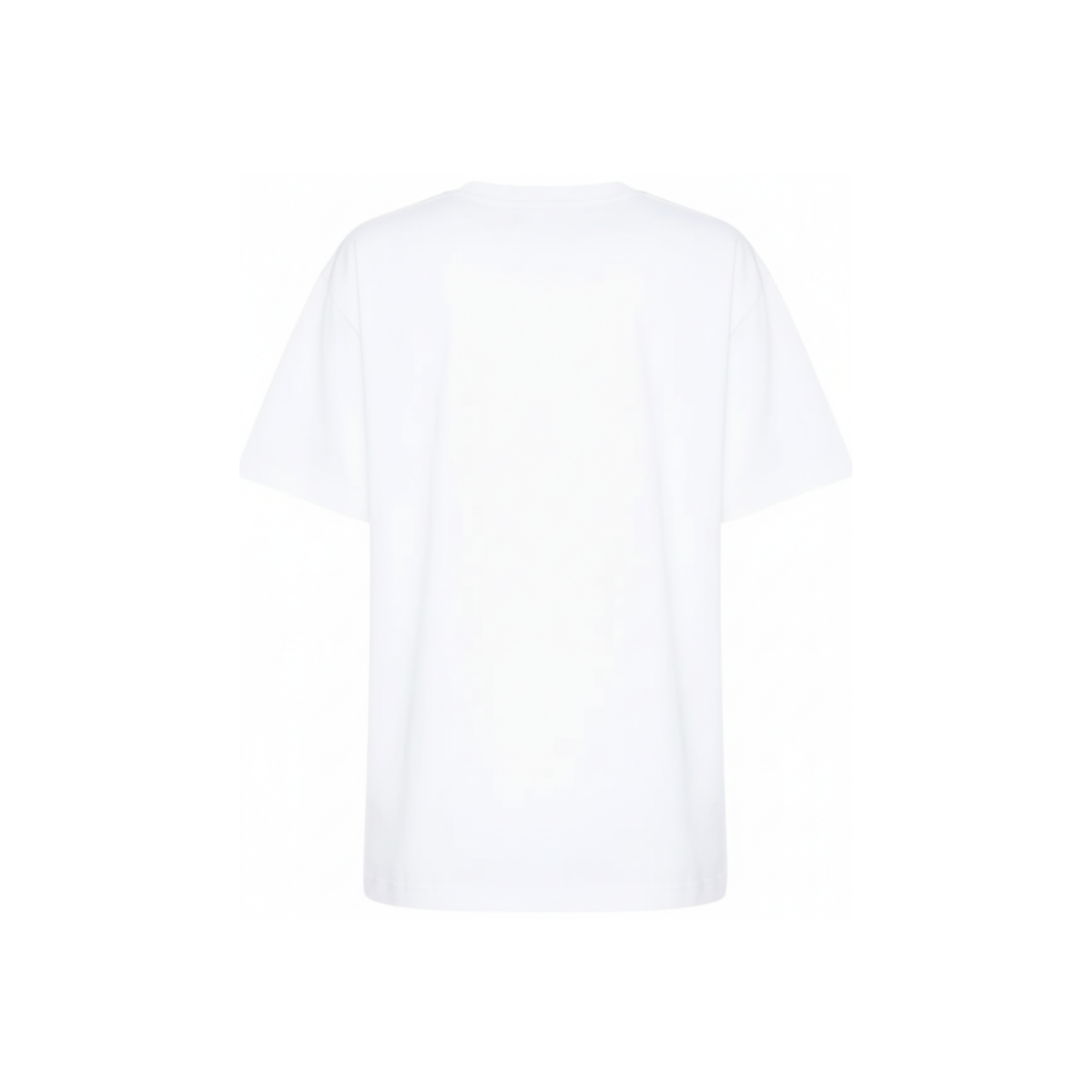 Gucci Logo Print Cotton T-Shirt White Back