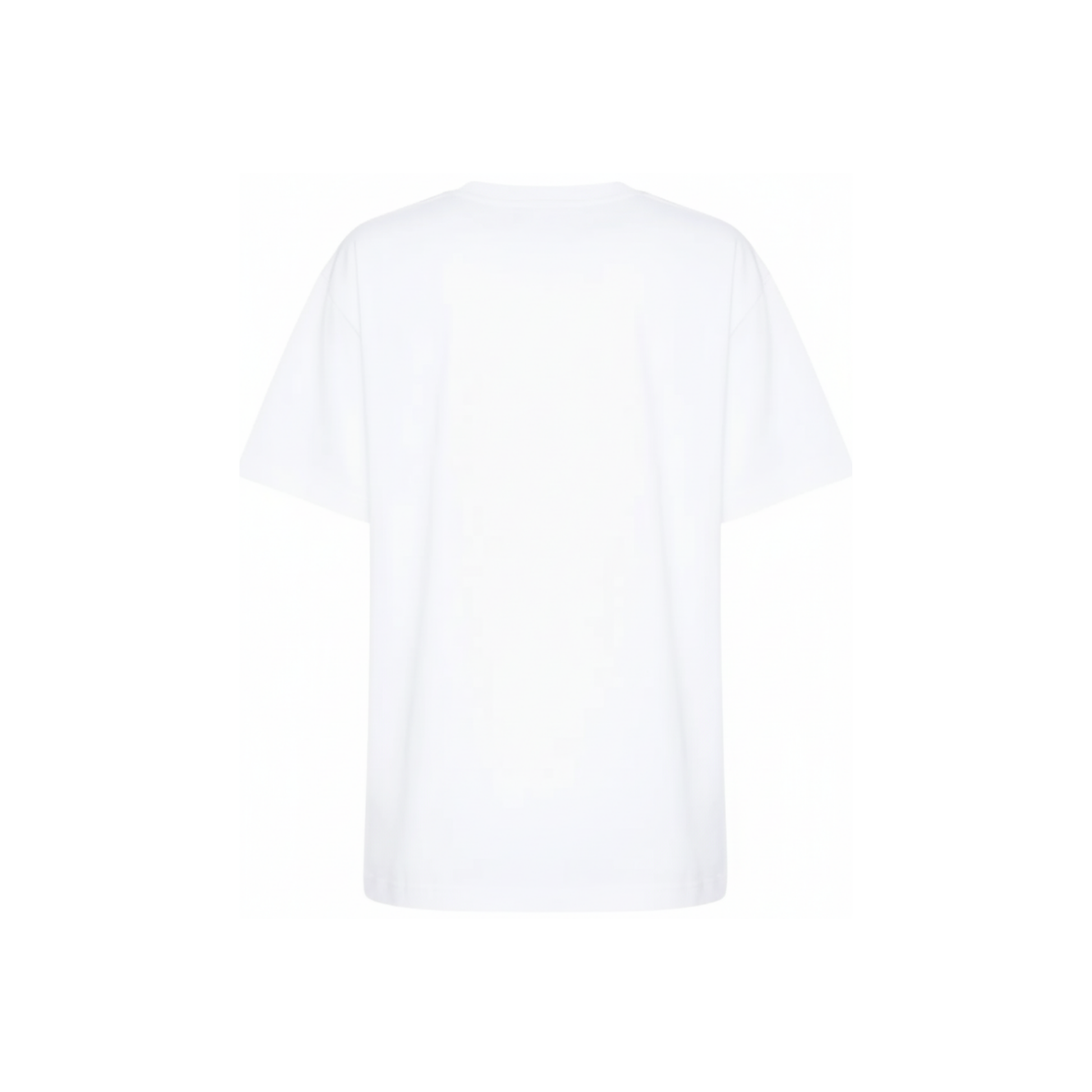 Gucci Logo Print Cotton T-Shirt White Back