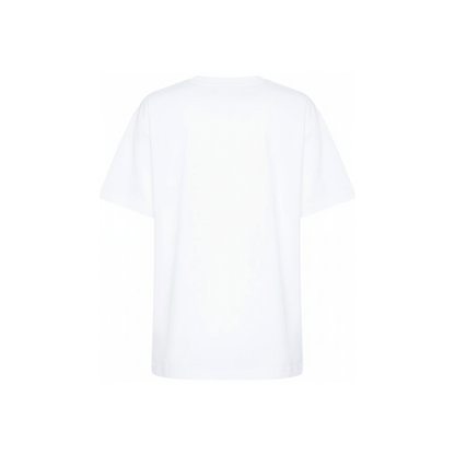 Gucci Logo Print Cotton T-Shirt White Back