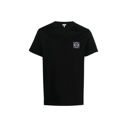 Loewe Logo Embroidered Tee Black Front