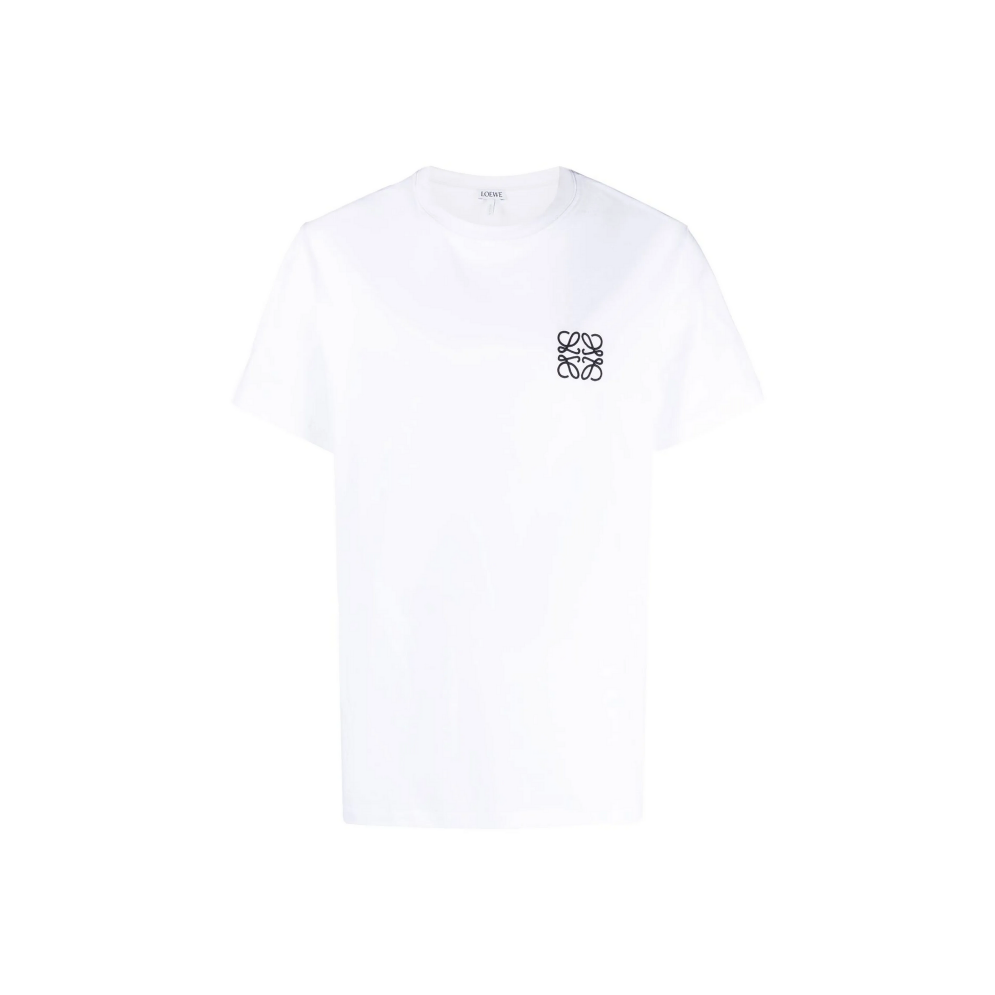 Loewe Logo Embroidered Tee White Front