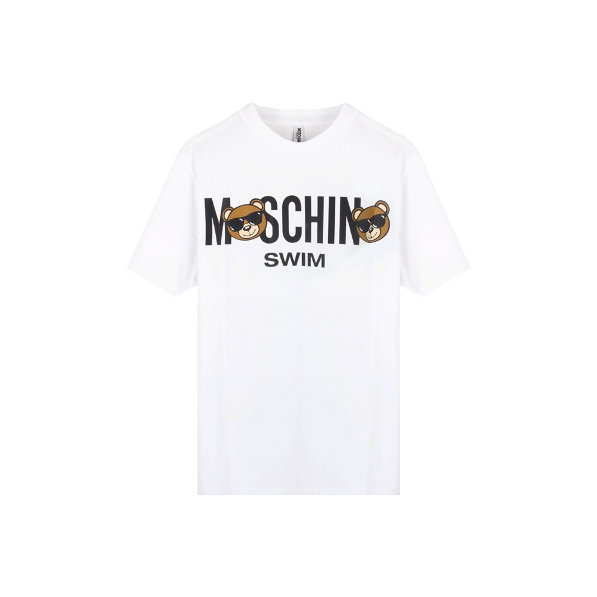 Moschino Bear Logo Tee White Front