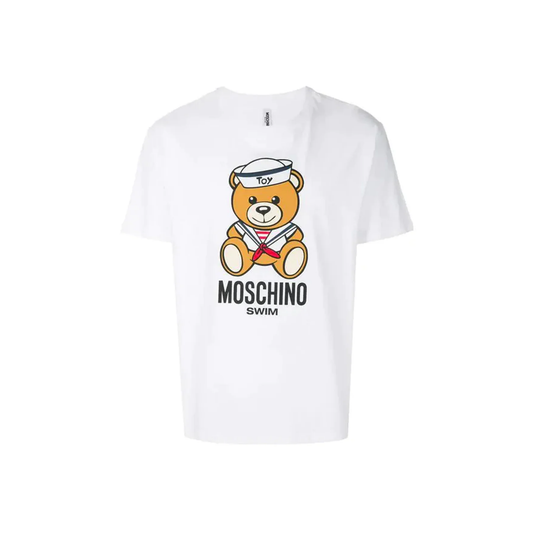 Moschino Sailor Bear Tee White Front
