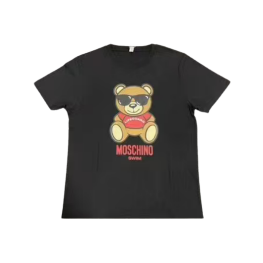 Moschino Swim Lifeguard Bear Tee Black Front