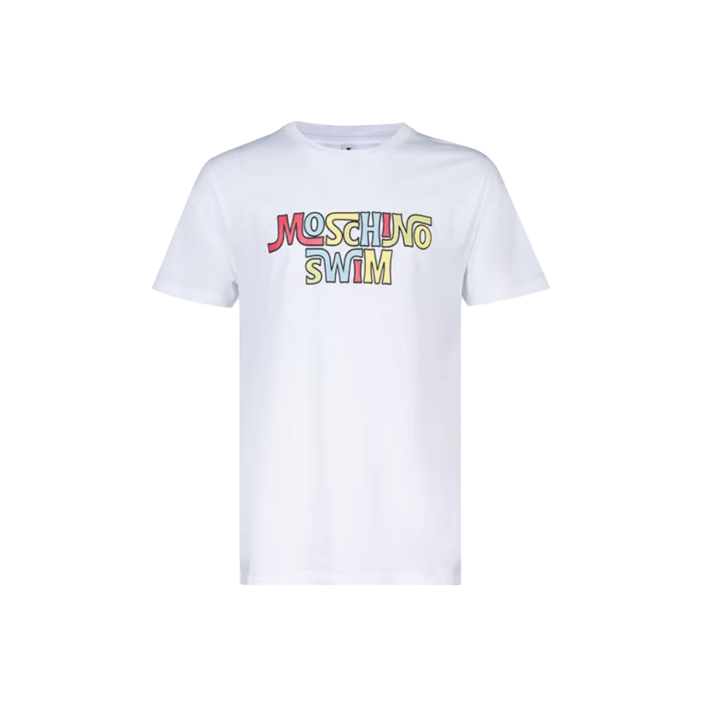 Moschino Swim Printing Tee White Front