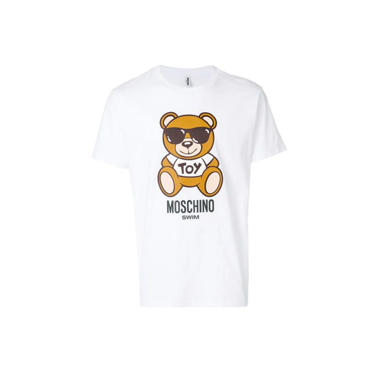 Moschino Swim Toy Bear Tee White Front