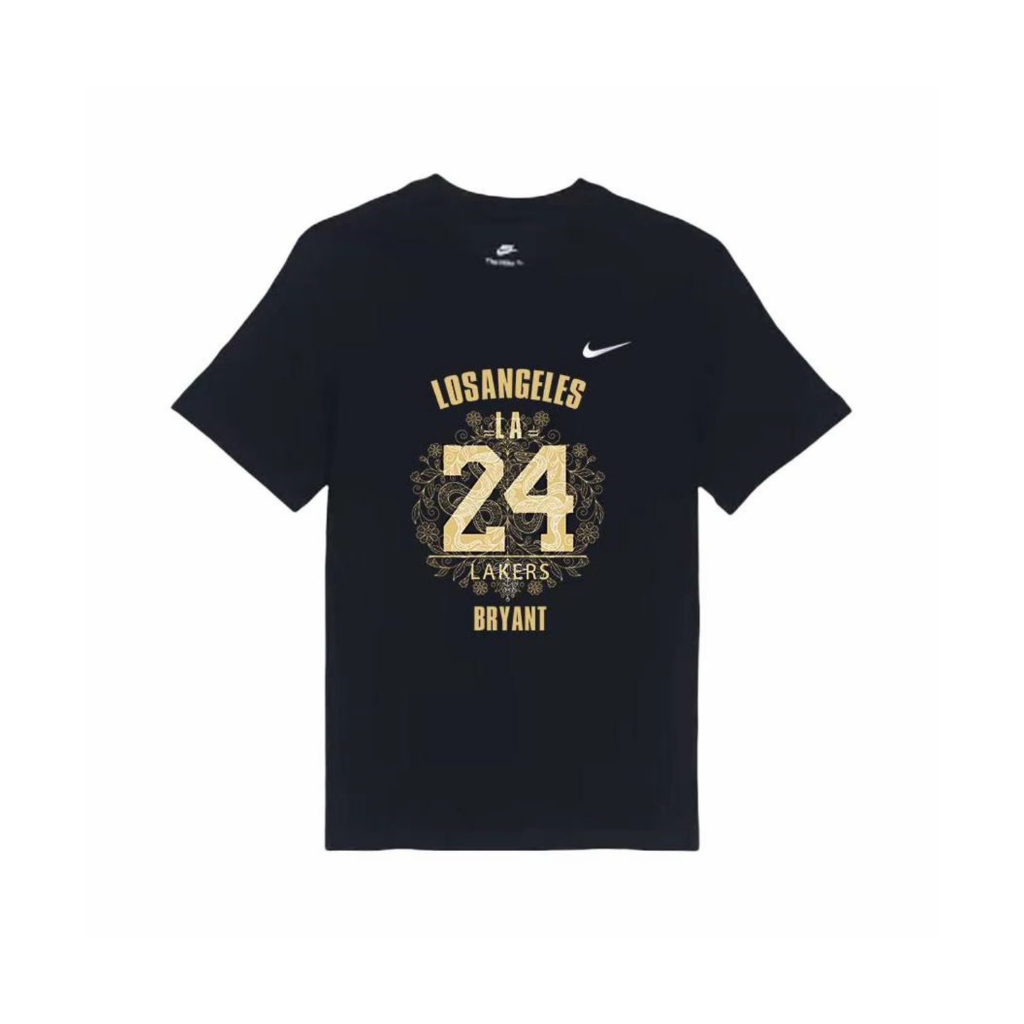 Nike Dri-Fit UV Hyverse Short Sleeve Tee Black Kobe Bryant Front