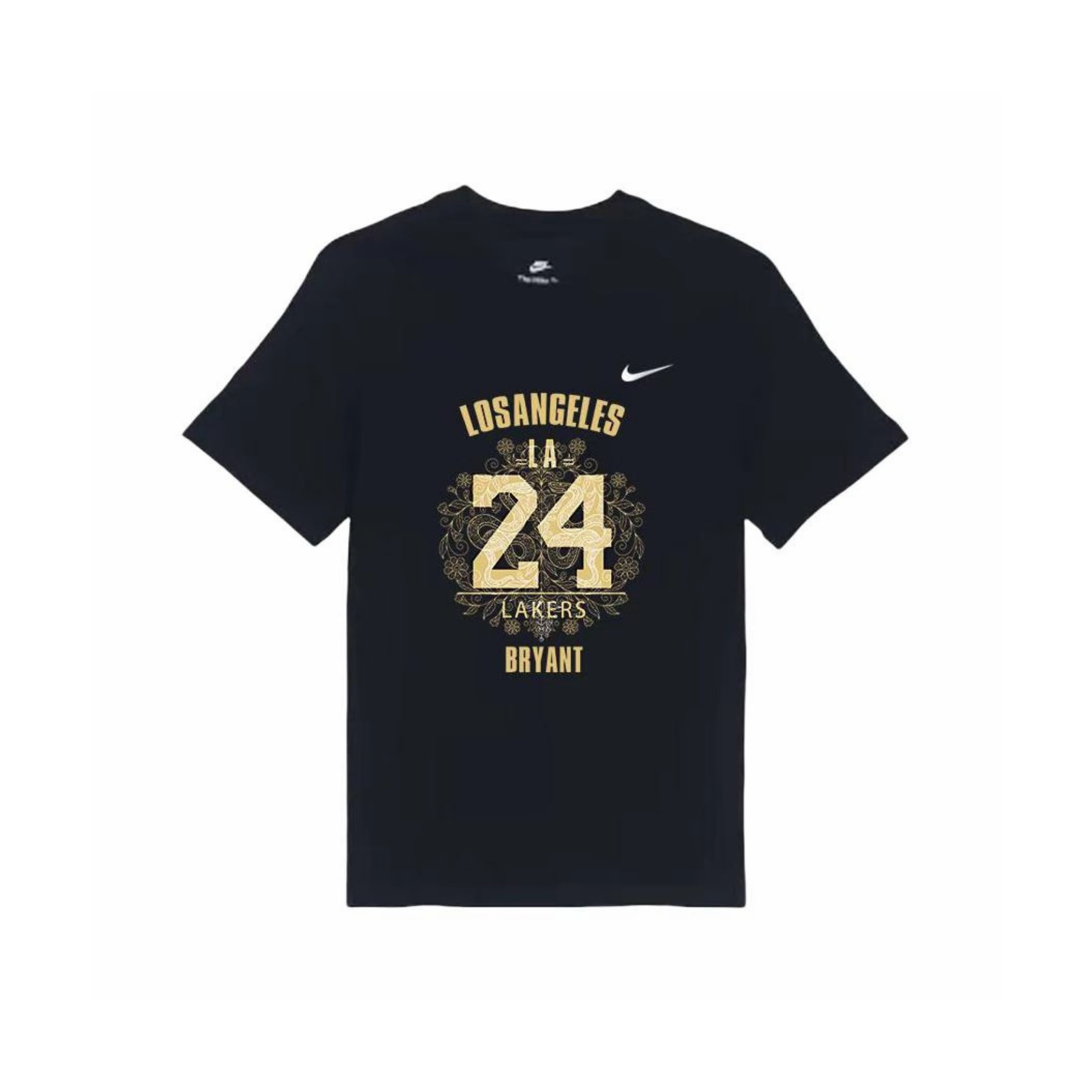 Nike Dri-Fit UV Hyverse Short Sleeve Tee Black Kobe Bryant Front