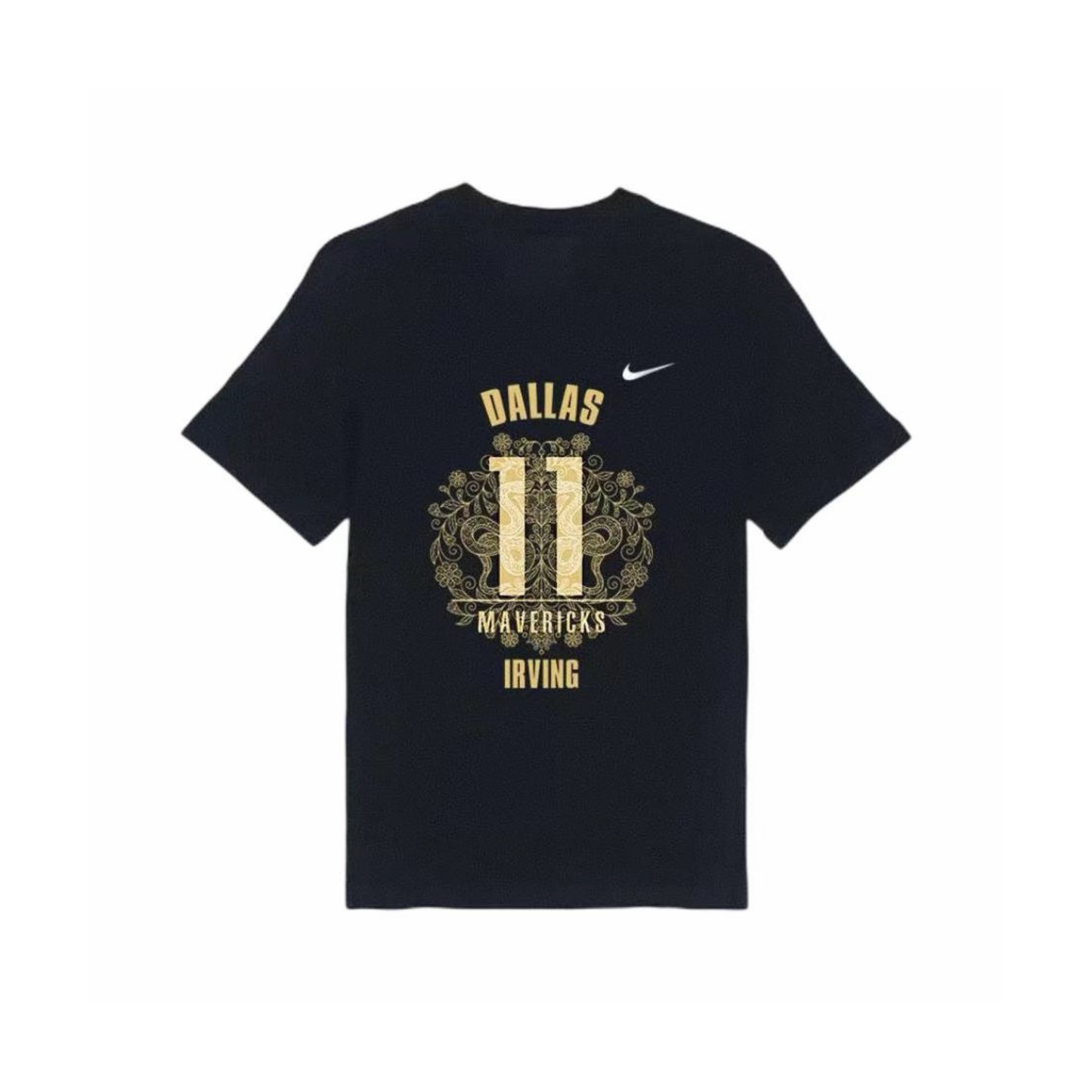 Nike Dri-Fit UV Hyverse Short Sleeve Tee Black Kyrie Irving Front