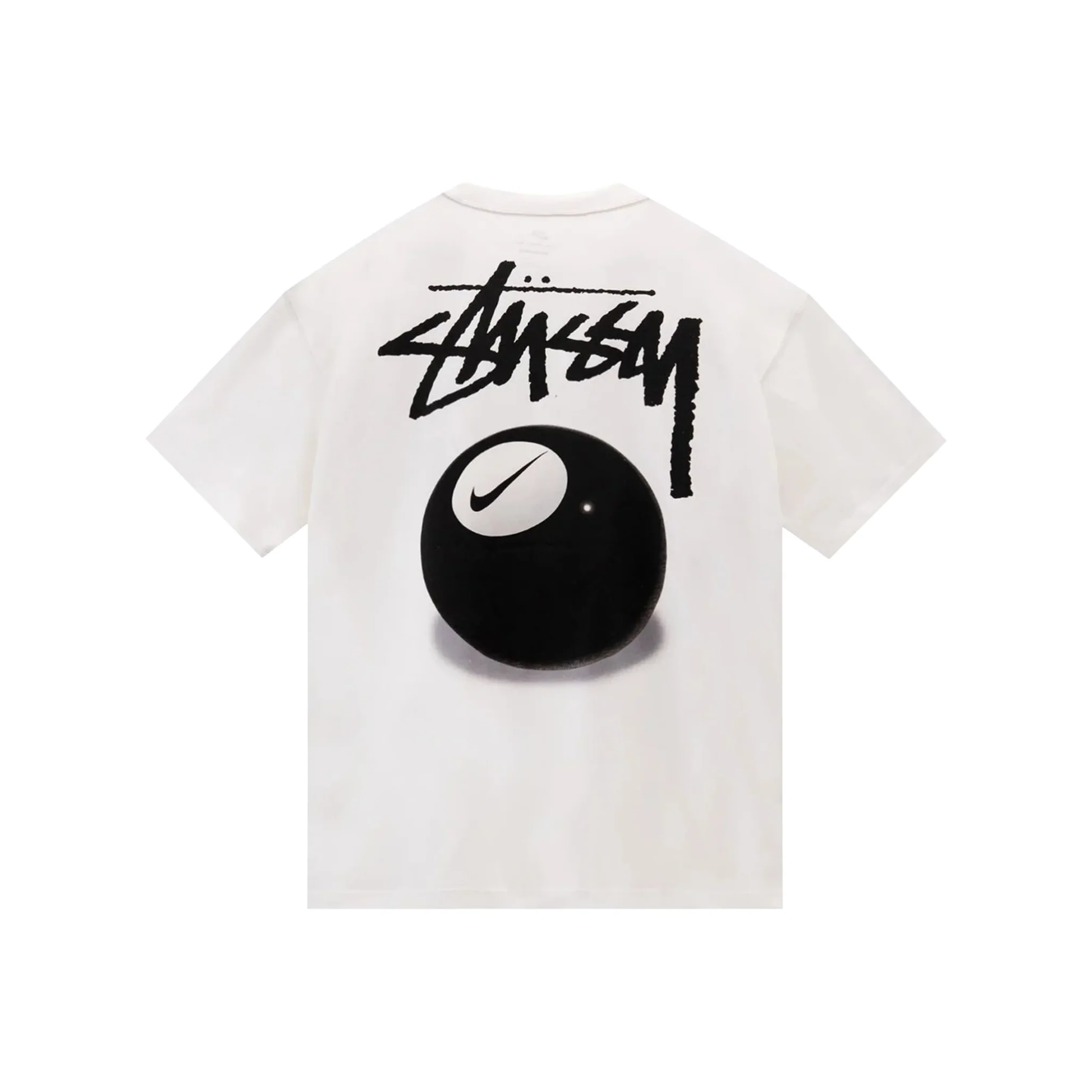 Nike x Stüssy 8 Ball Tee White Back