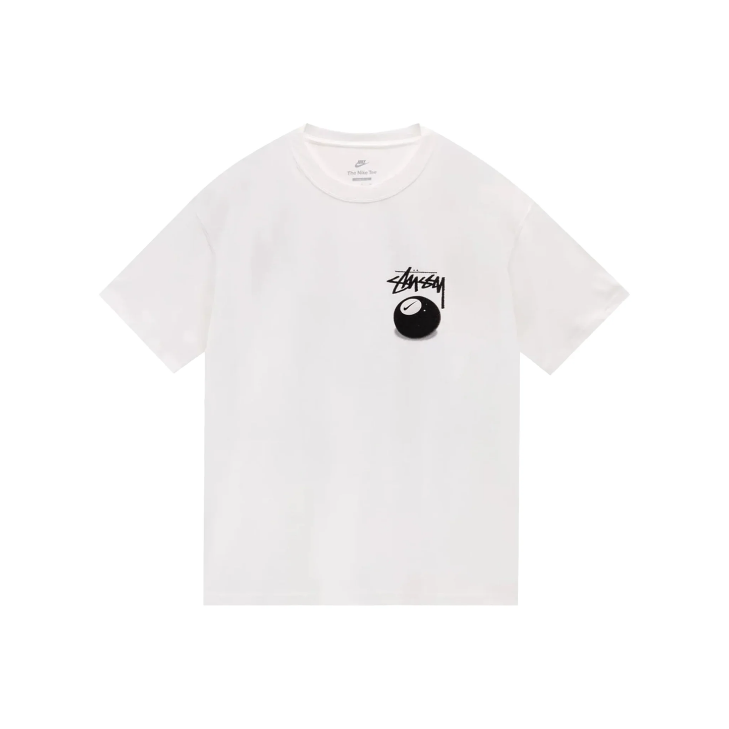 Nike x Stüssy 8 Ball Tee White Front