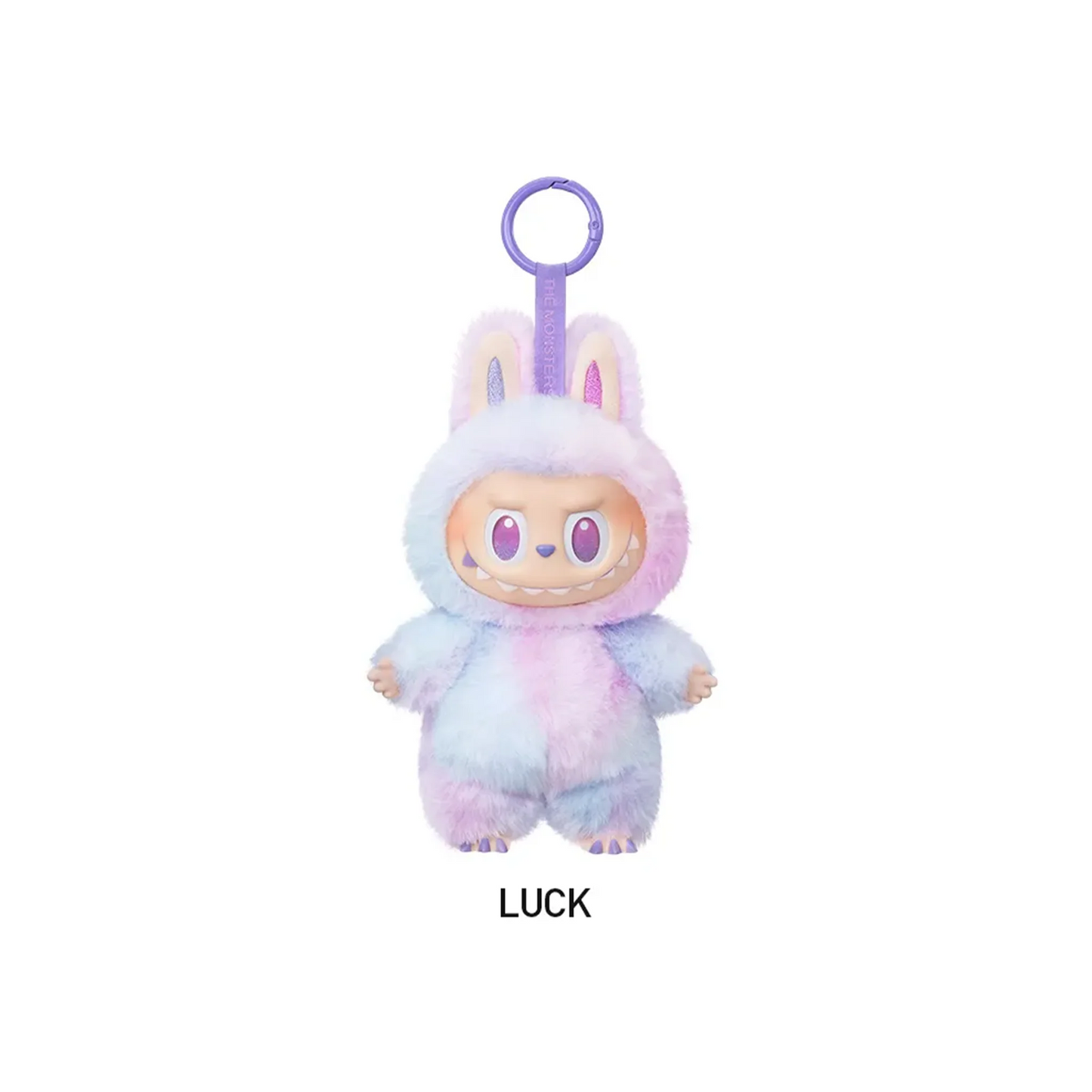 POP MART LABUBU THE MONSTERS - Big Into Energy Series Vinyl Plush Pendant Keychain (Version 3) Luck