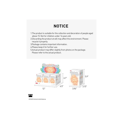 POP MART LABUBU THE MONSTERS - Big Into Energy Series Vinyl Plush Pendant Keychain (Version 3) Notice