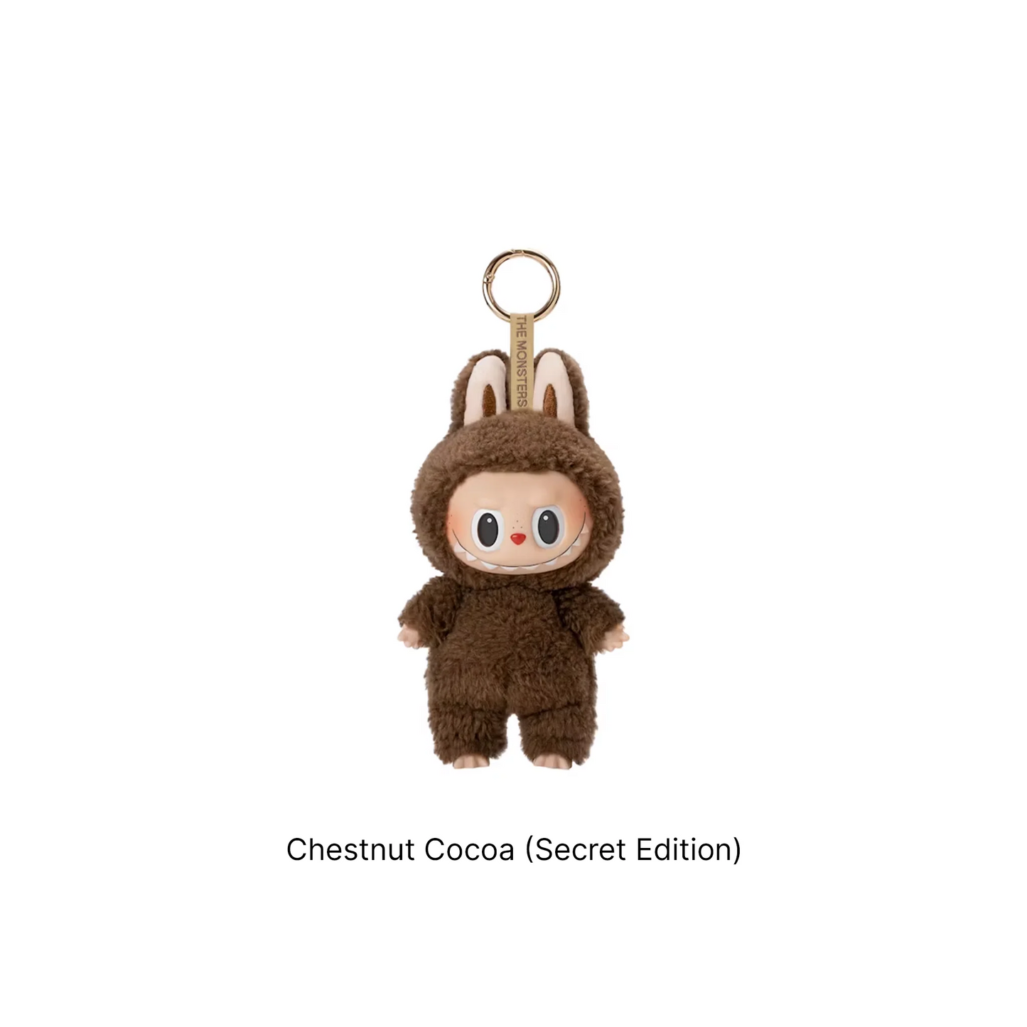 POP MART LABUBU THE MONSTERS - Exciting Macarons Vinyl Face Doll Pendant Keychain (Version 1) Chestnut Cocoa (Secret Edition)