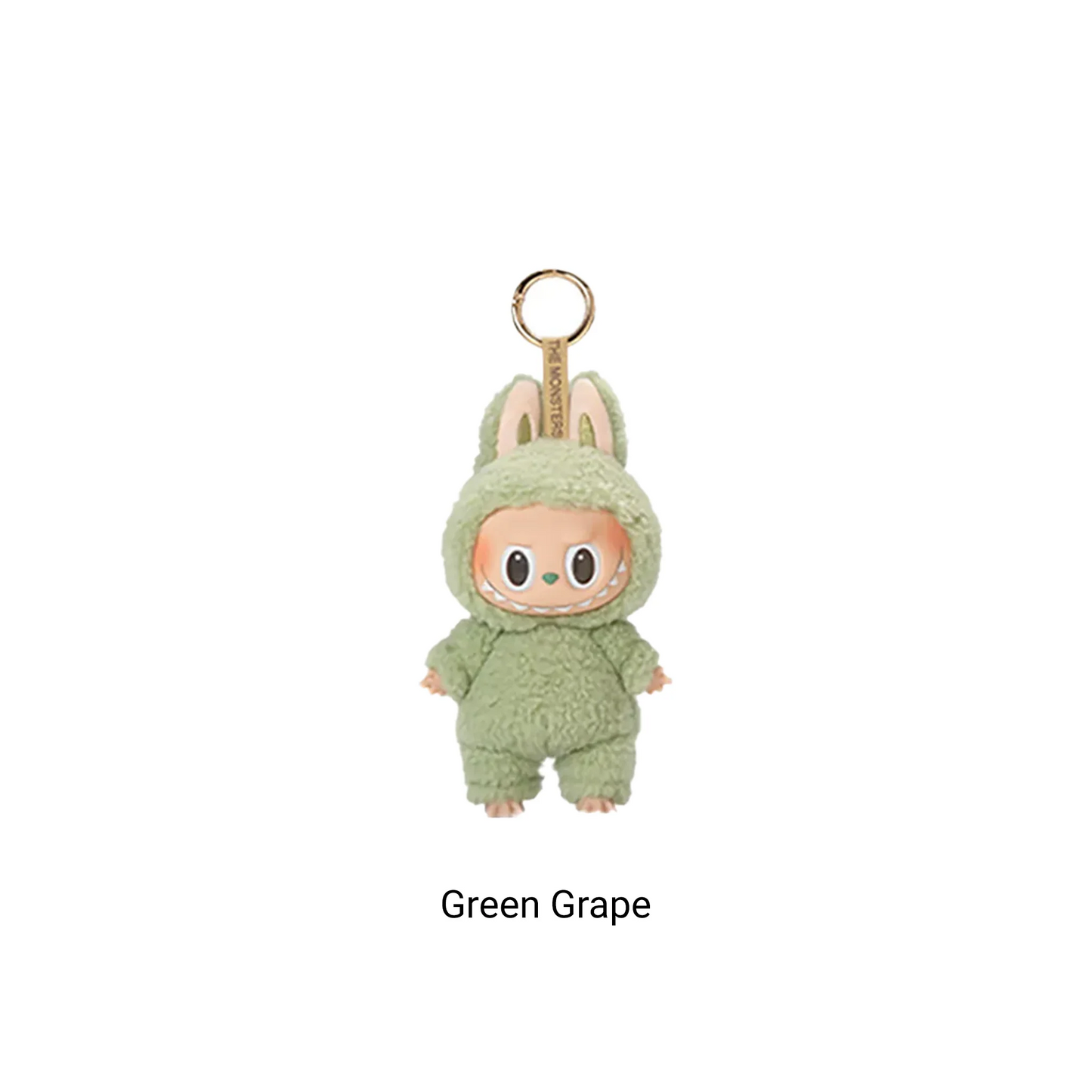POP MART LABUBU THE MONSTERS - Exciting Macarons Vinyl Face Doll Pendant Keychain (Version 1) Green Grape