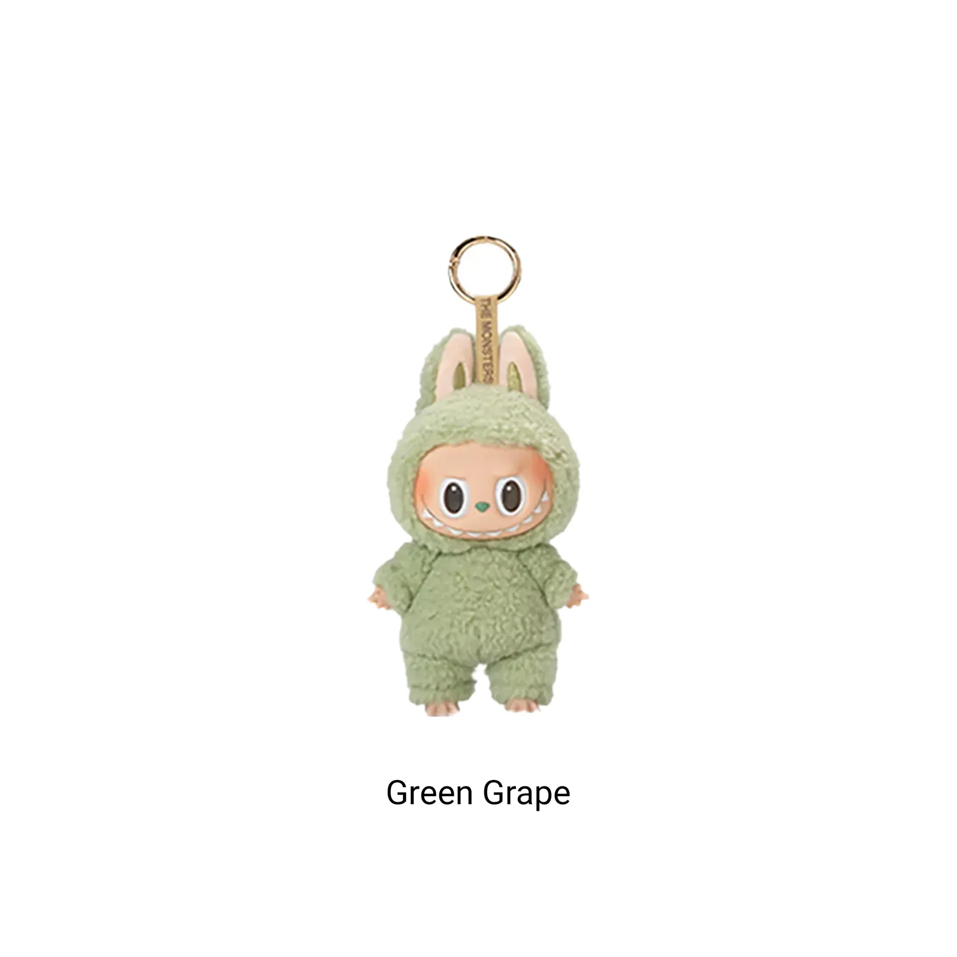 POP MART LABUBU THE MONSTERS - Exciting Macarons Vinyl Face Doll Pendant Keychain (Version 1) Green Grape