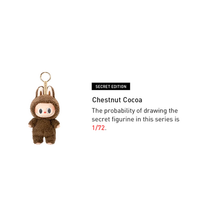 POP MART LABUBU THE MONSTERS - Exciting Macarons Vinyl Face Doll Pendant Keychain (Version 1) Secret Edition