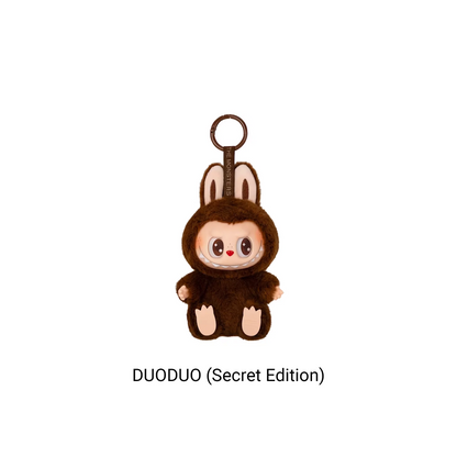 POP MART LABUBU THE MONSTERS - Have A Seat Vinyl Plush Doll Pendant Keychain (Version 2) Duoduo (Secret Edition)