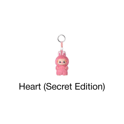 POP MART LABUBU THE MONSTERS PIN FOR LOVE SERIES - Vinyl Plush Pendant Blind Box Heart (Secret Edition)