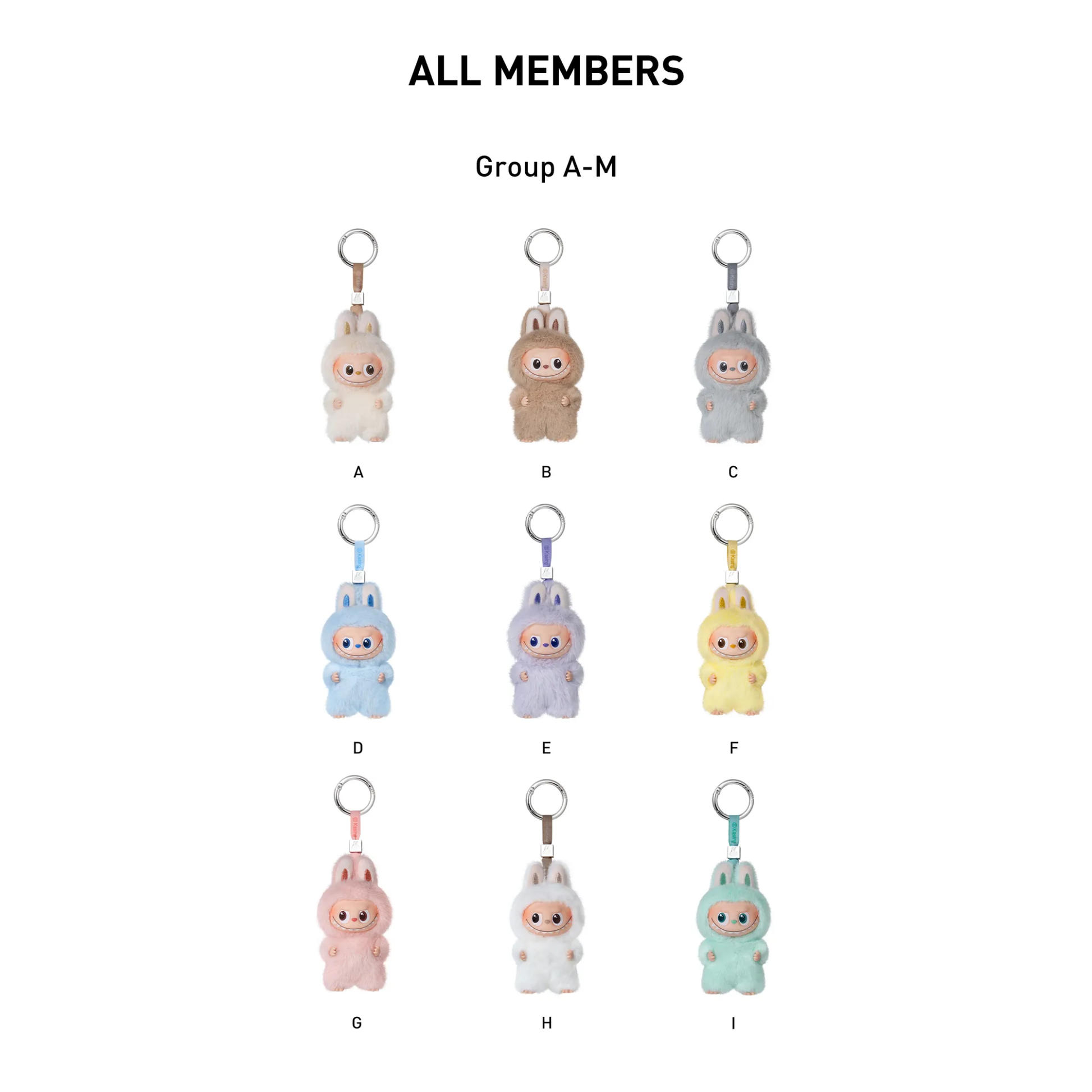POP MART LABUBU THE MONSTERS PIN FOR LOVE SERIES - Vinyl Plush Pendant Blind Box (N-Z) All Members