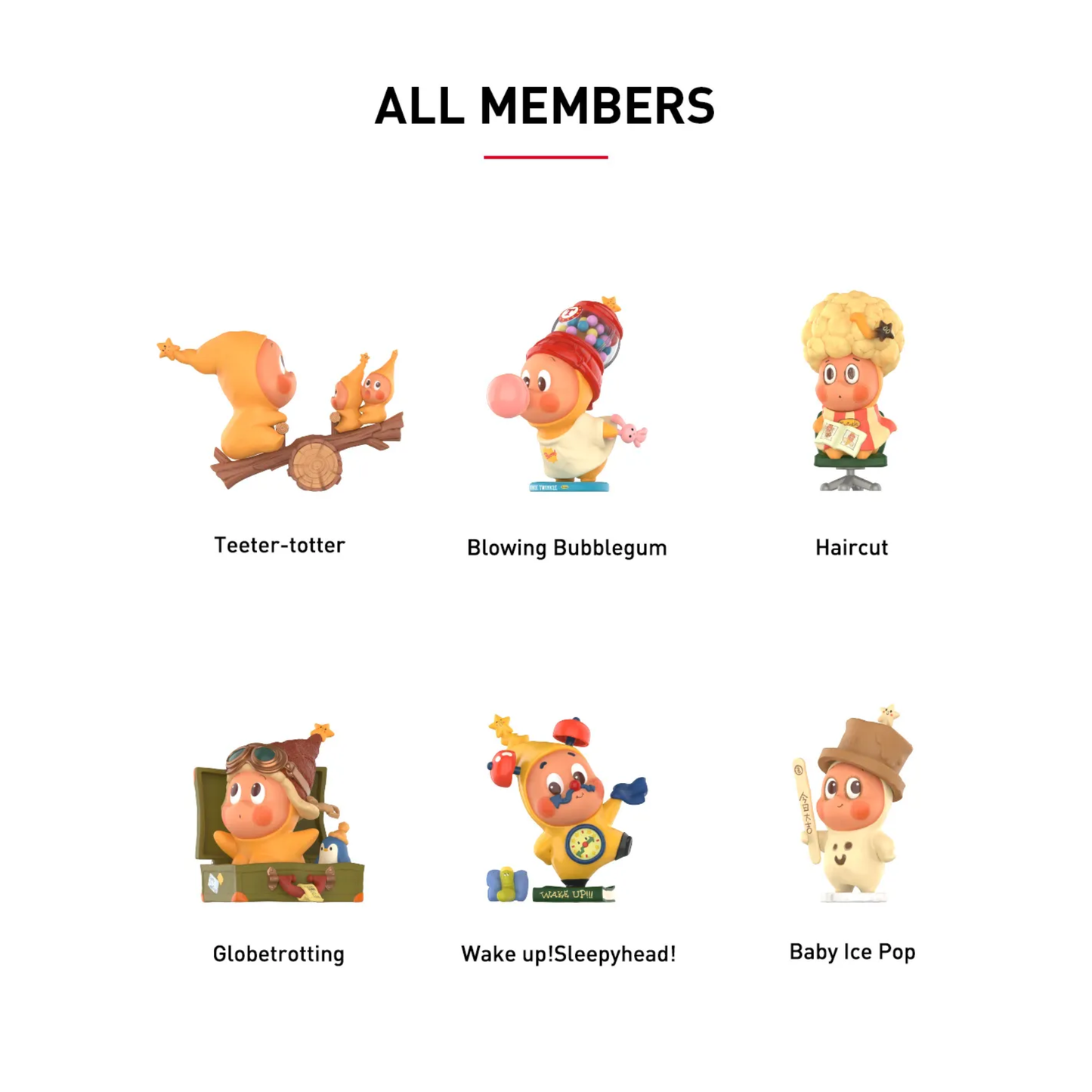 Pop Mart Twinkle Twinkle Be A Little Star Series Figures All Members