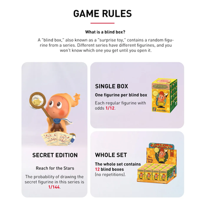 Pop Mart Twinkle Twinkle Be A Little Star Series Figures Game Rules