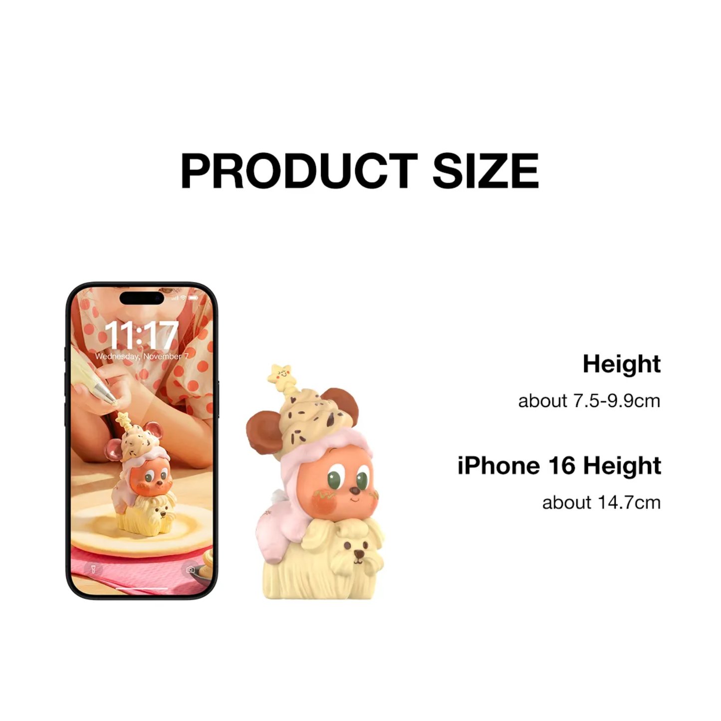 Pop Mart Twinkle Twinkle Savor The Moment Series Figures Product Size