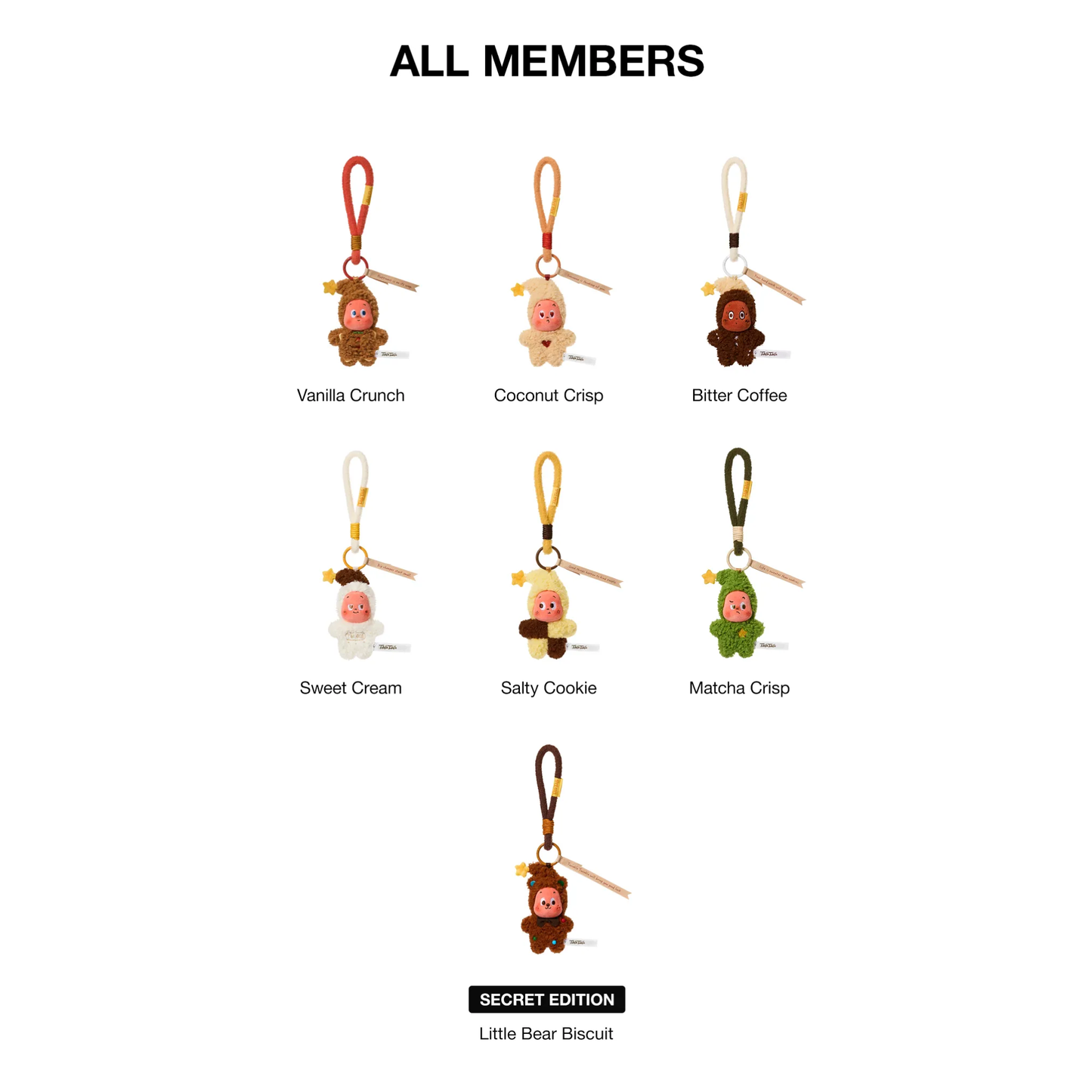 Pop Mart Twinkle Twinkle Savor The Moment Series - Fresh-baked Mini Cookies Plush Pendant Blind Box All Members