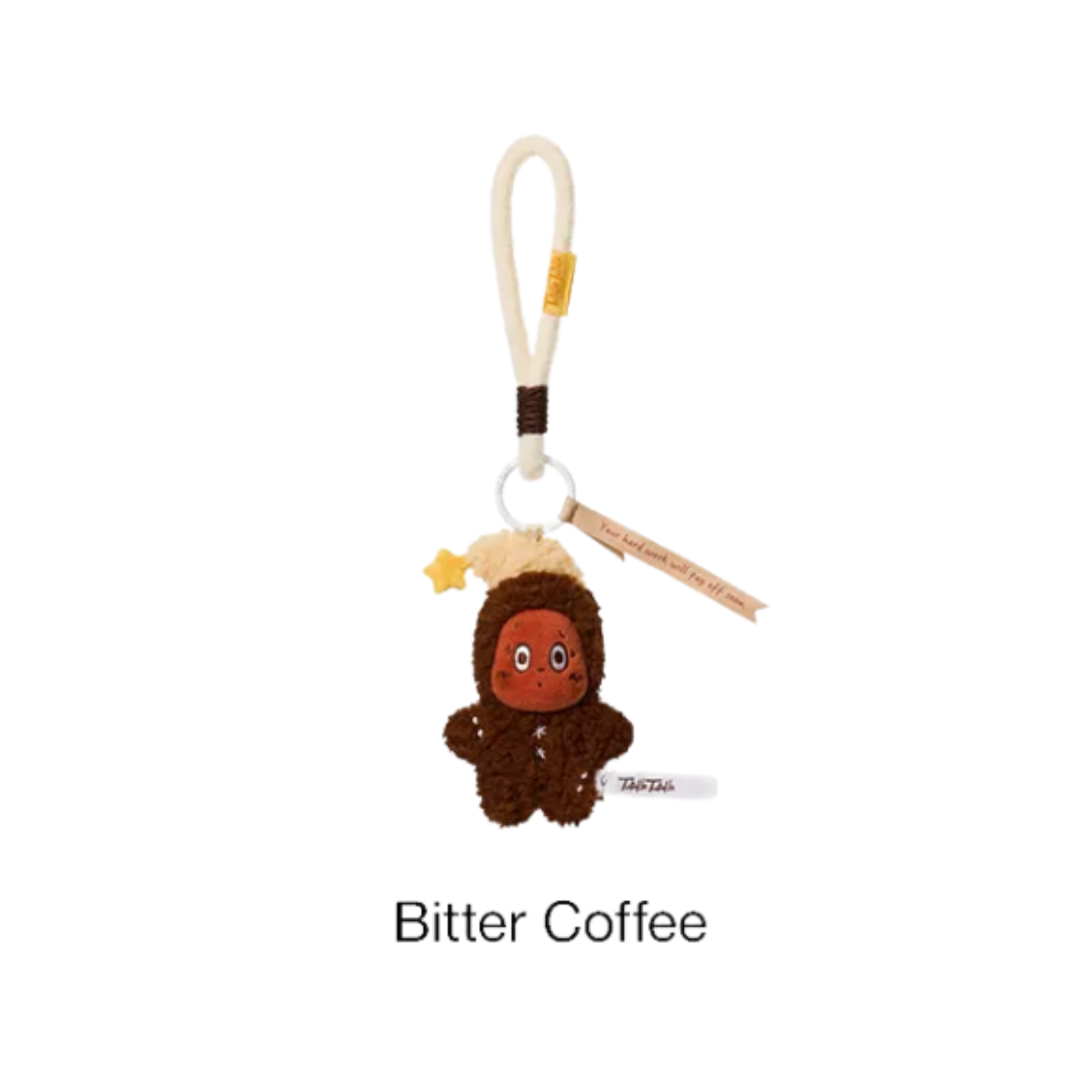 Pop Mart Twinkle Twinkle Savor The Moment Series - Fresh-baked Mini Cookies Plush Pendant Blind Box Bitter Coffee