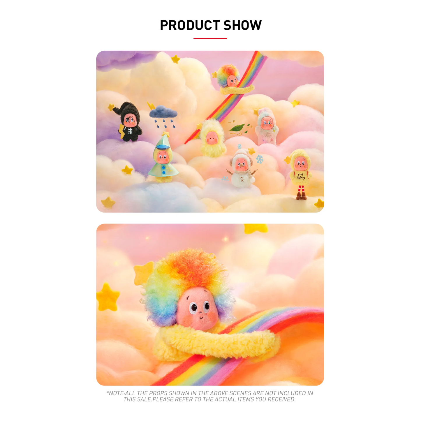Pop Mart Twinkle Twinkle Sweet Dreams Forecast Series - Plush Pendant Blind Box Product Show