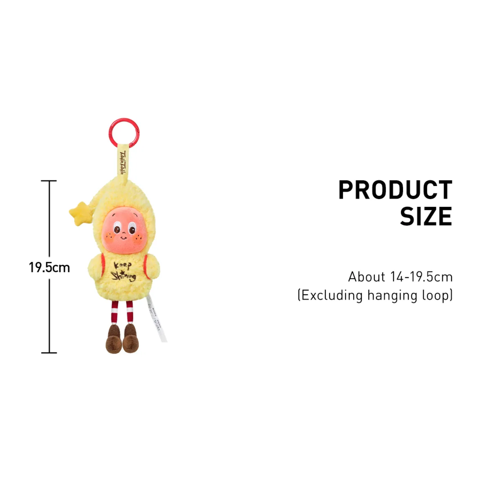 Pop Mart Twinkle Twinkle Sweet Dreams Forecast Series - Plush Pendant Blind Box Product Size
