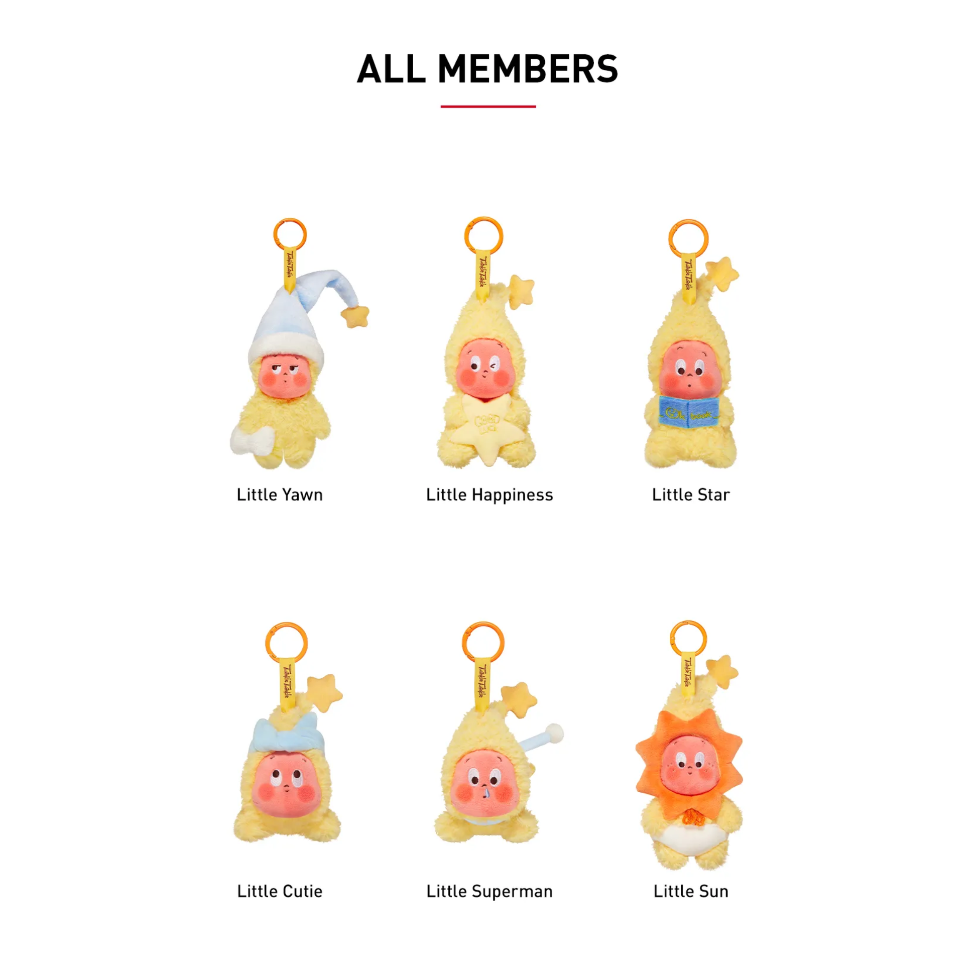 POP MART We are Twinkle Twinkle Series - Plush Pendant Blind Box All Members