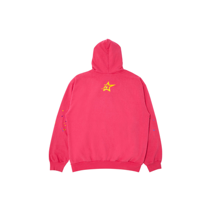 Sp5der P*nk Hoodie Pink Back