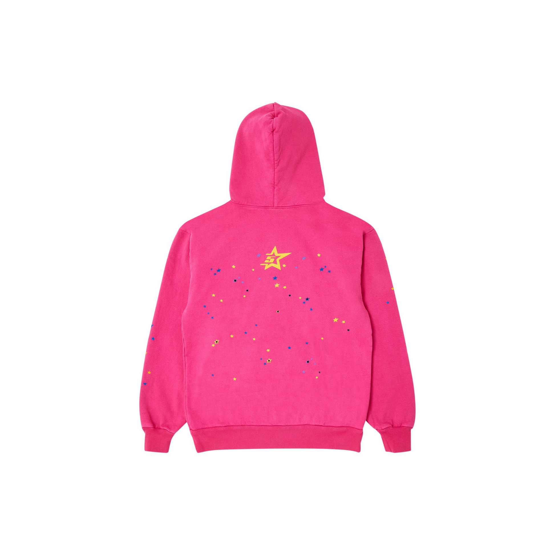 Sp5der P*nk V2 Hoodie Pink Back