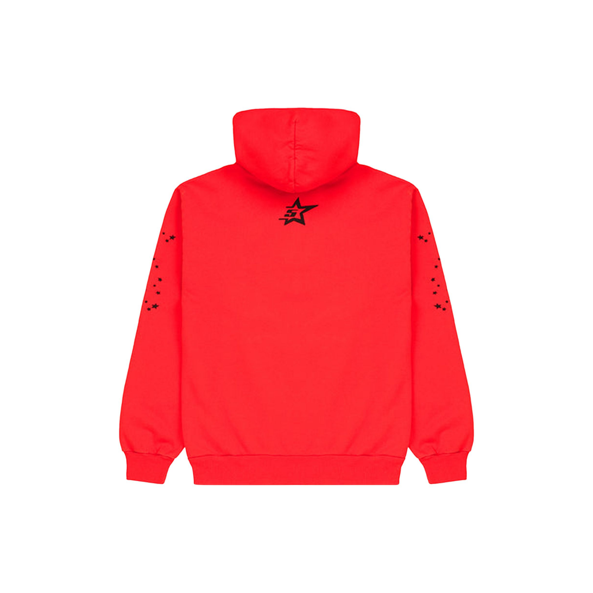 Sp5der P*nk V2 Hoodie Red Back