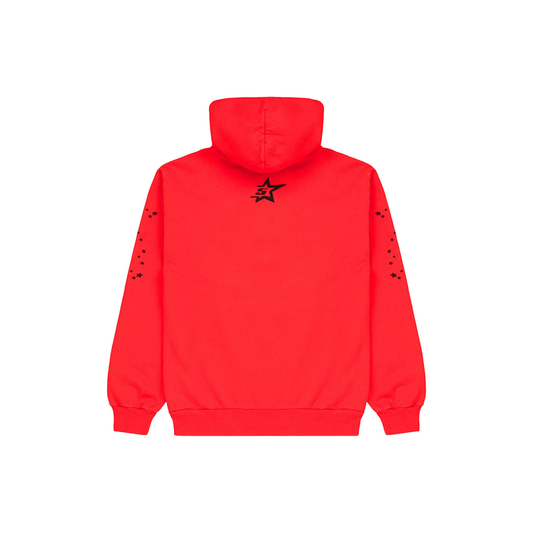 Sp5der P*nk V2 Hoodie Red Back