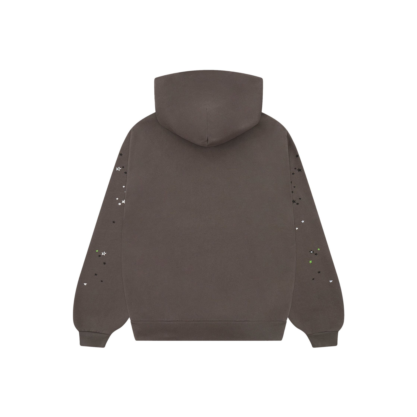 Sp5der Punk V2 Hoodie Slate Grey Back