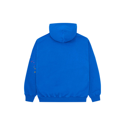 Sp5der TC Hoodie Blue Back