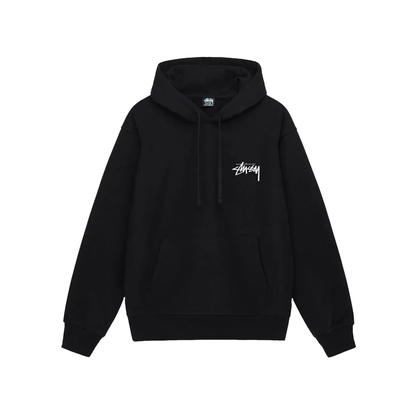 Stüssy 8 Ball Fade Hoodie Black Front