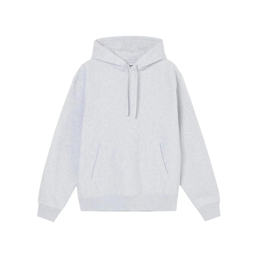 Stüssy Back Hood Applique Hoodie Ash Heather Front