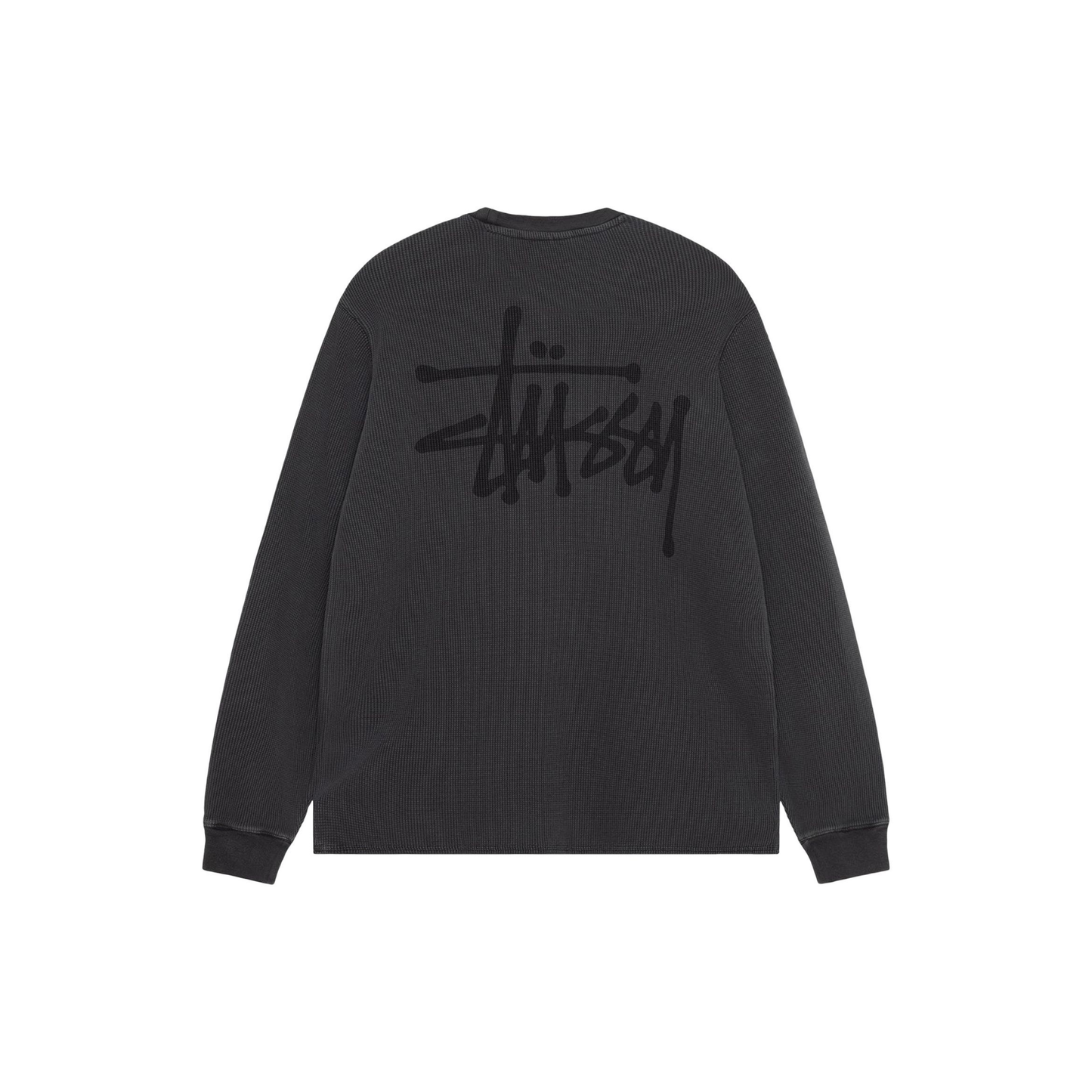 Stüssy Basic Stock Long Sleeve Thermal Black Back