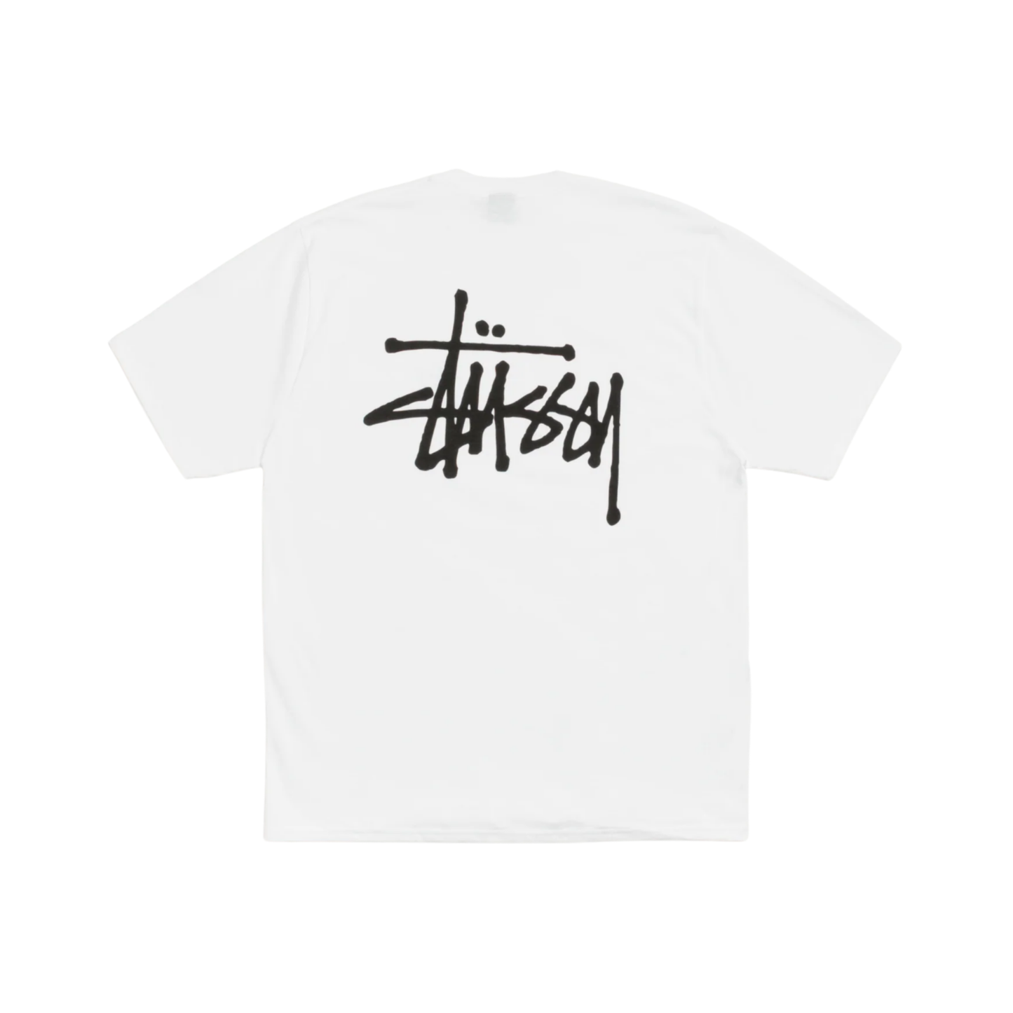 Stüssy Basic Tee White Back