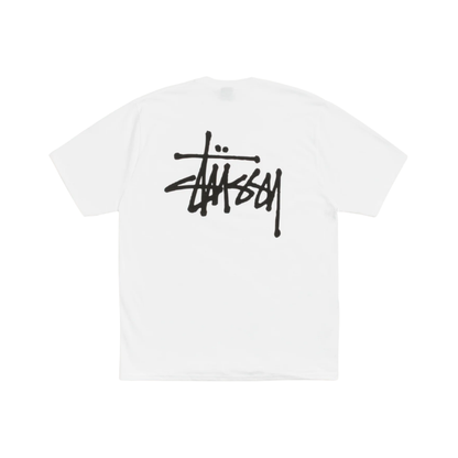 Stüssy Basic Tee White Back