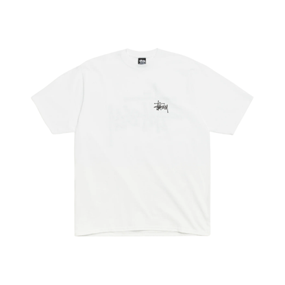Stüssy Basic Tee White Front