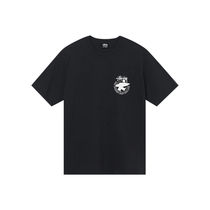 Stüssy Beach Roots Pigment Dyed Tee Black Front